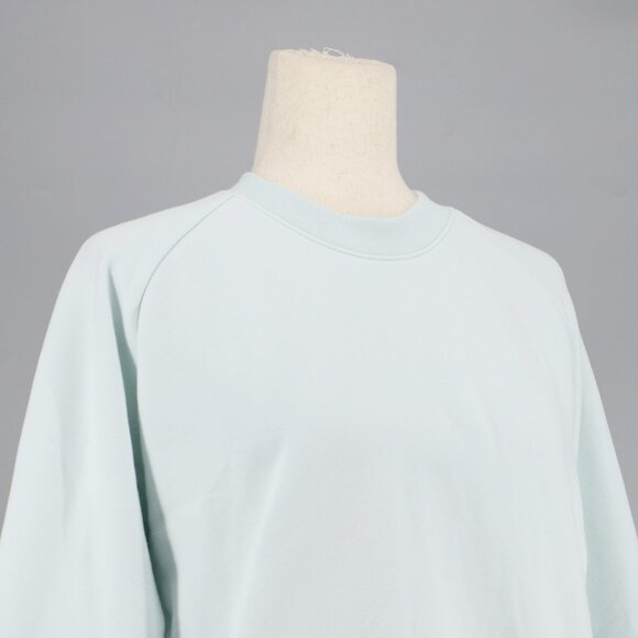 NWT ATHLETA Forever Fleece Relaxed Crew Sweatshirt Minty Green Size M - Picture 4 of 10